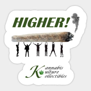 Higher! Sticker